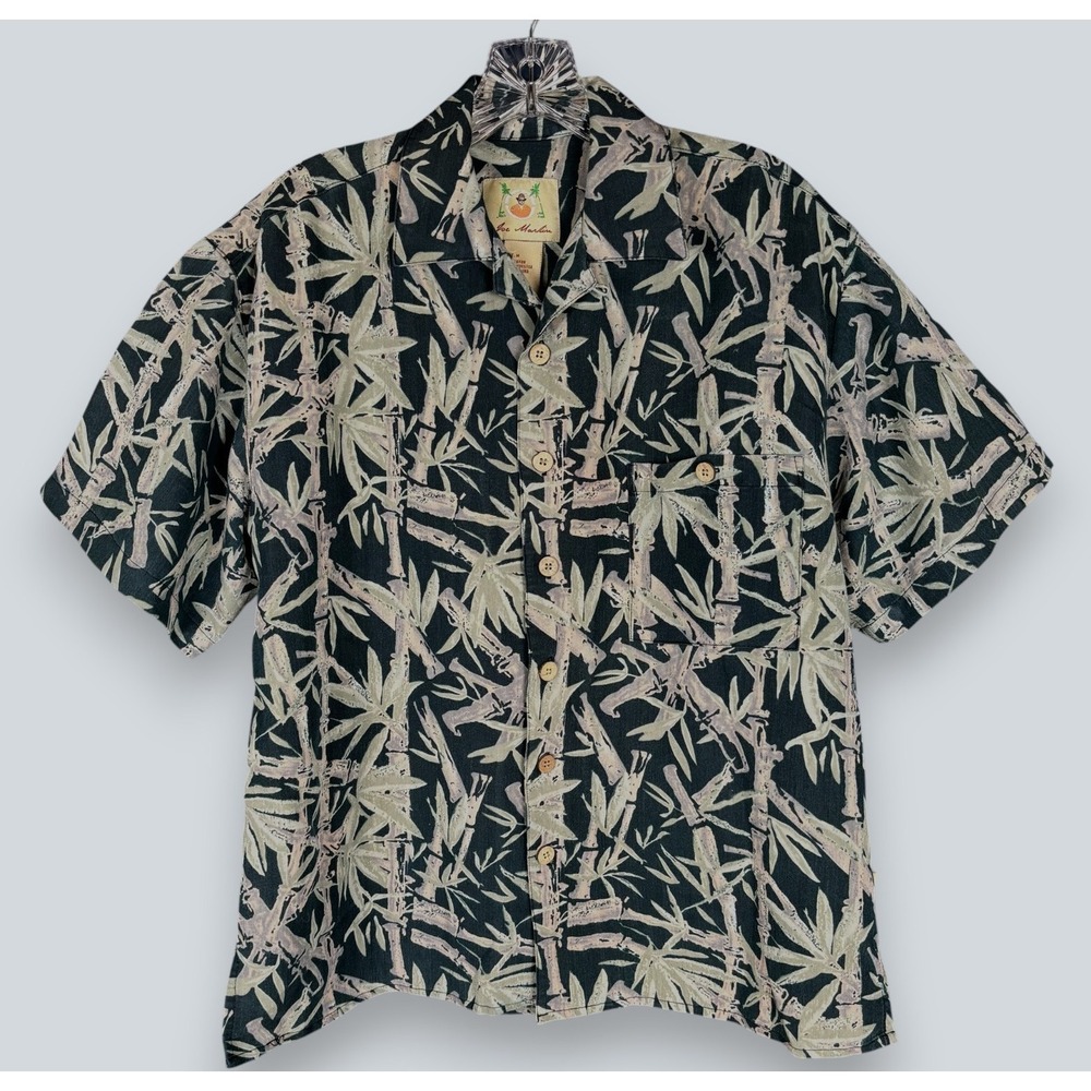 Joe‎ Marlin Mens Tropical Hawaiian Button Up Shirt Size M Casual Relaxed Resort